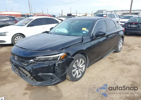 2022 Honda Civic Lx из США, поврежденный, VIN 2HGFE2F27NH538568